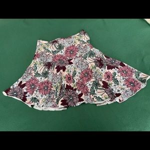 H&M Divided Floral Skirt